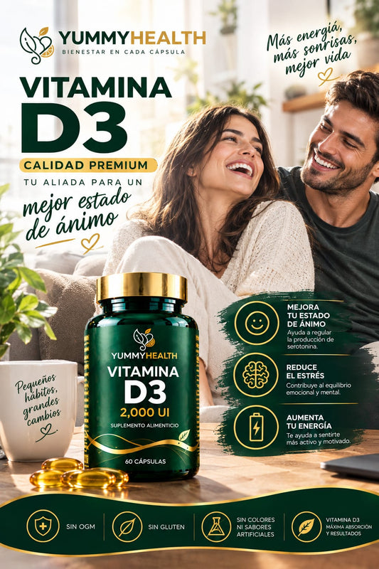 VITAMINA D3 PREMIUM 2000 UI- TU DOSIS DIARIA DE BIENESTAR