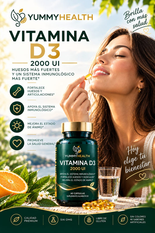 VITAMINA D3 PREMIUM 2000 UI- TU DOSIS DIARIA DE BIENESTAR